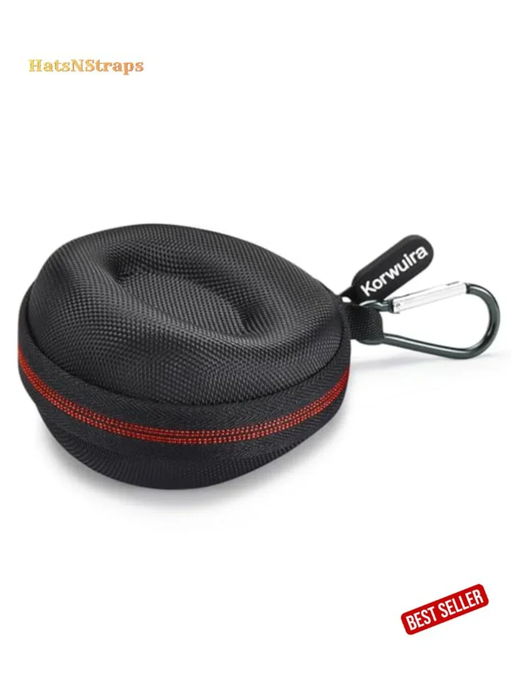 Travel Watch Case Fits 35-52mm Watches Nylon Shell Velvet Lining Foam Insert